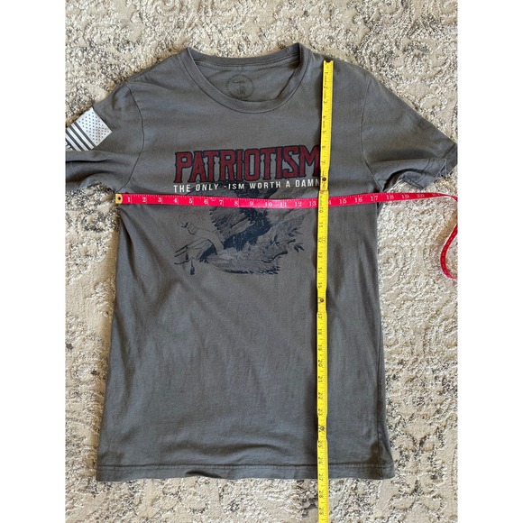 Nine Line Apparel Men's Gray Patriotism Crewneck T-Shirt Sz. Medium - Picture 6 of 6